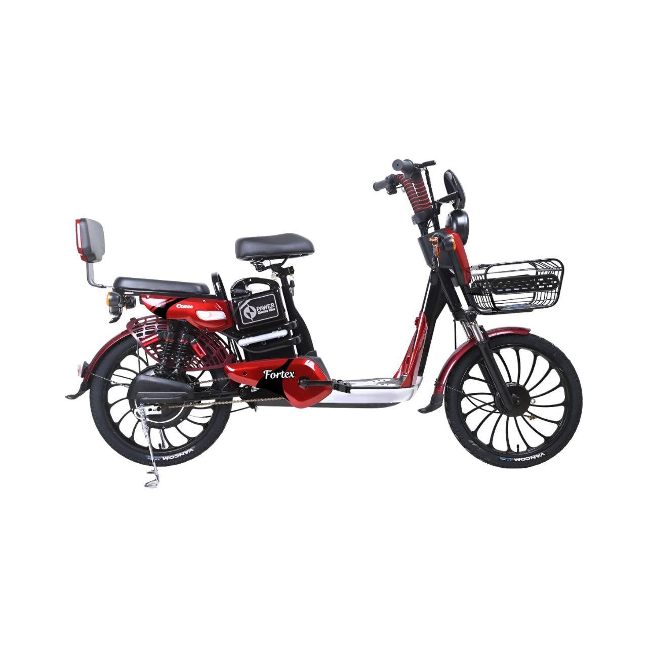 Электровелосипед Corso Fortex FR-4402-2 20" городской 500W 48V 20Ah с амортизацией и ручкой газа Красный (27265617)