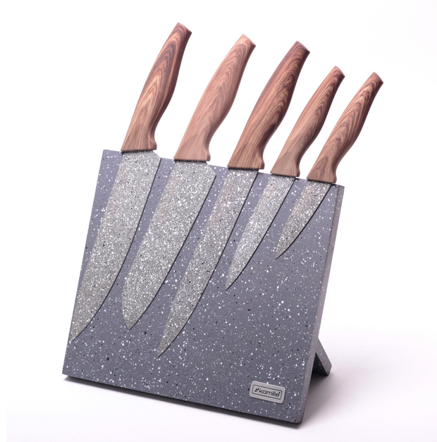 Набор ножей из нержавеющей стали Kamille KM-5046 6 пр. (24369751) - фото 2 Набор ножей из нержавеющей стали Kamille KM-5046 6 пр. (24369751) - фото 2