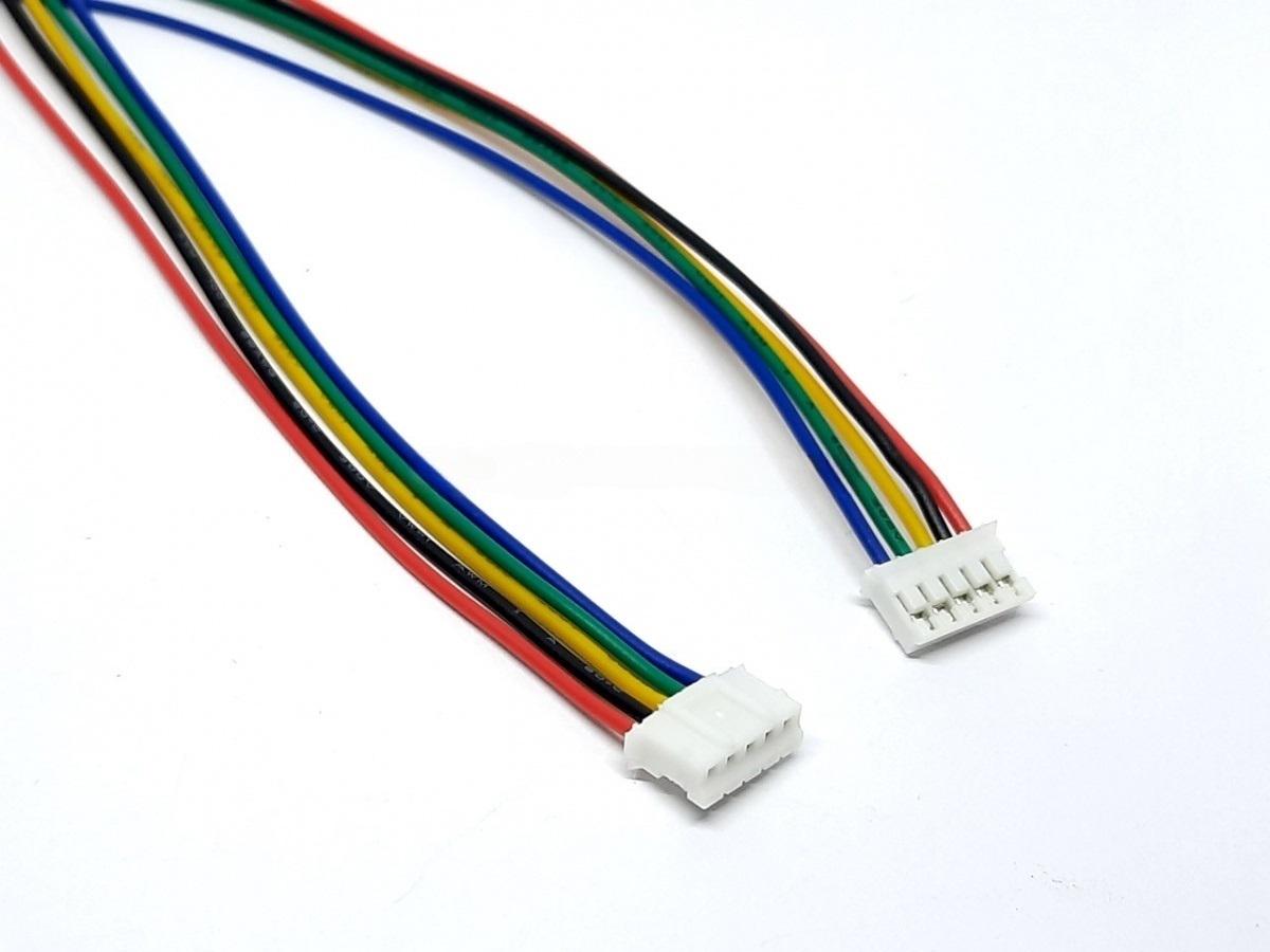 Кабель с разъемами JST PH 2,0 мм Female 5pin двухсторонний для FPV полетных контроллеров 10 см (00-00027541)