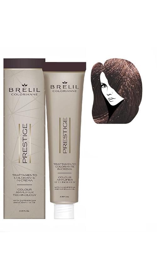 Фарба для волосся Brelil Colorianne Prestige 6/40 Темний блондин мідний (9793)