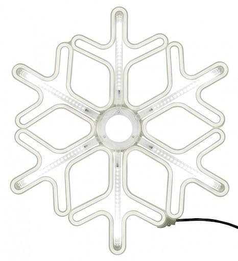 Неонова сніжинка 60х60 см з ефектом краплі Cold White (8720092)