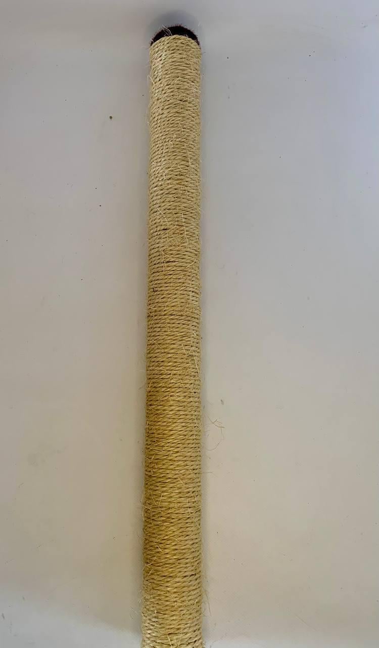 Змінний односторонній стовпчик для кігтеточки МОНІКА намотка сизаль 90х9 см