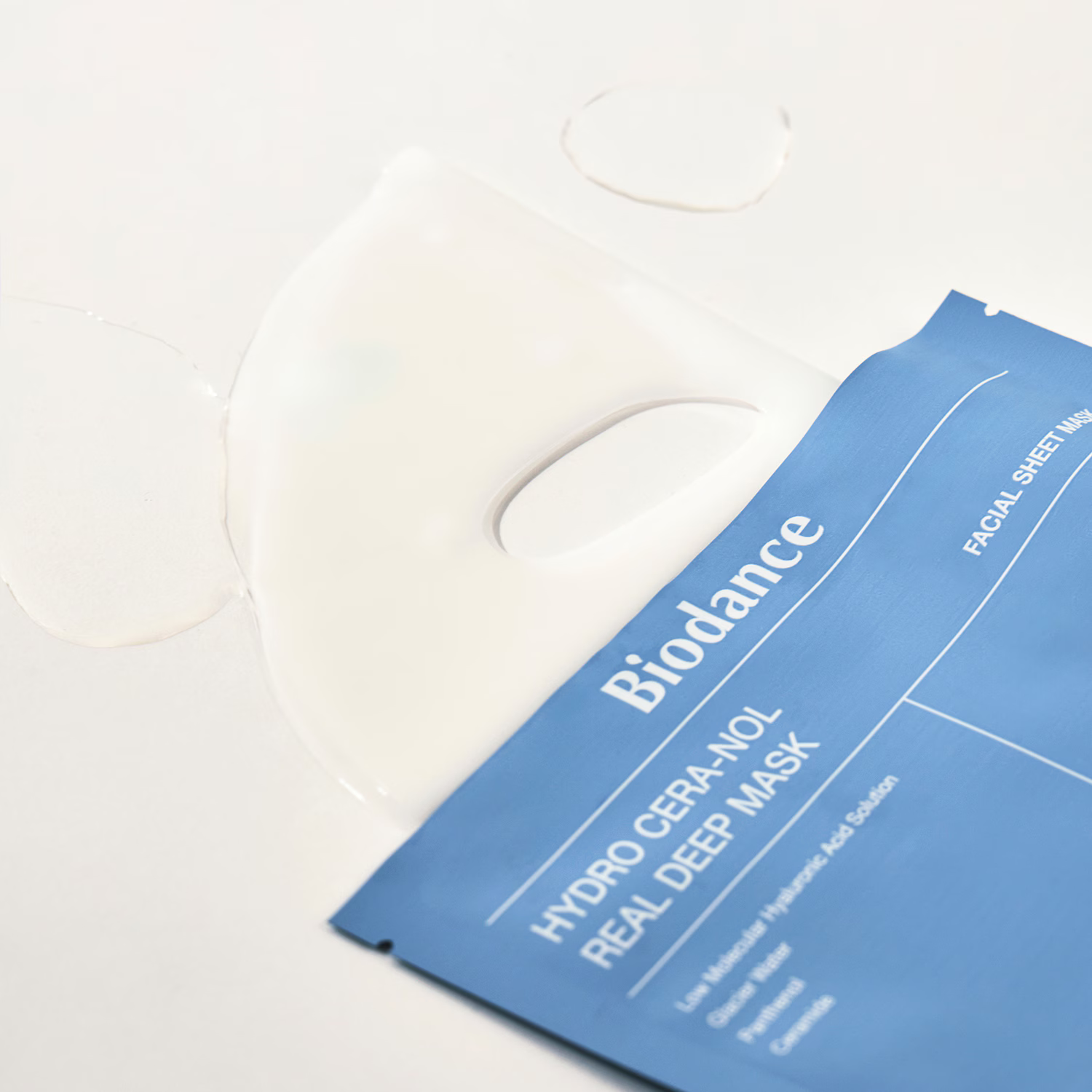 BIODANCE Hydro Cera-Nol Real Deep Mask Успокаивающая и укрепляющая гидрогелевая маска с Cera-Nol - фото 2