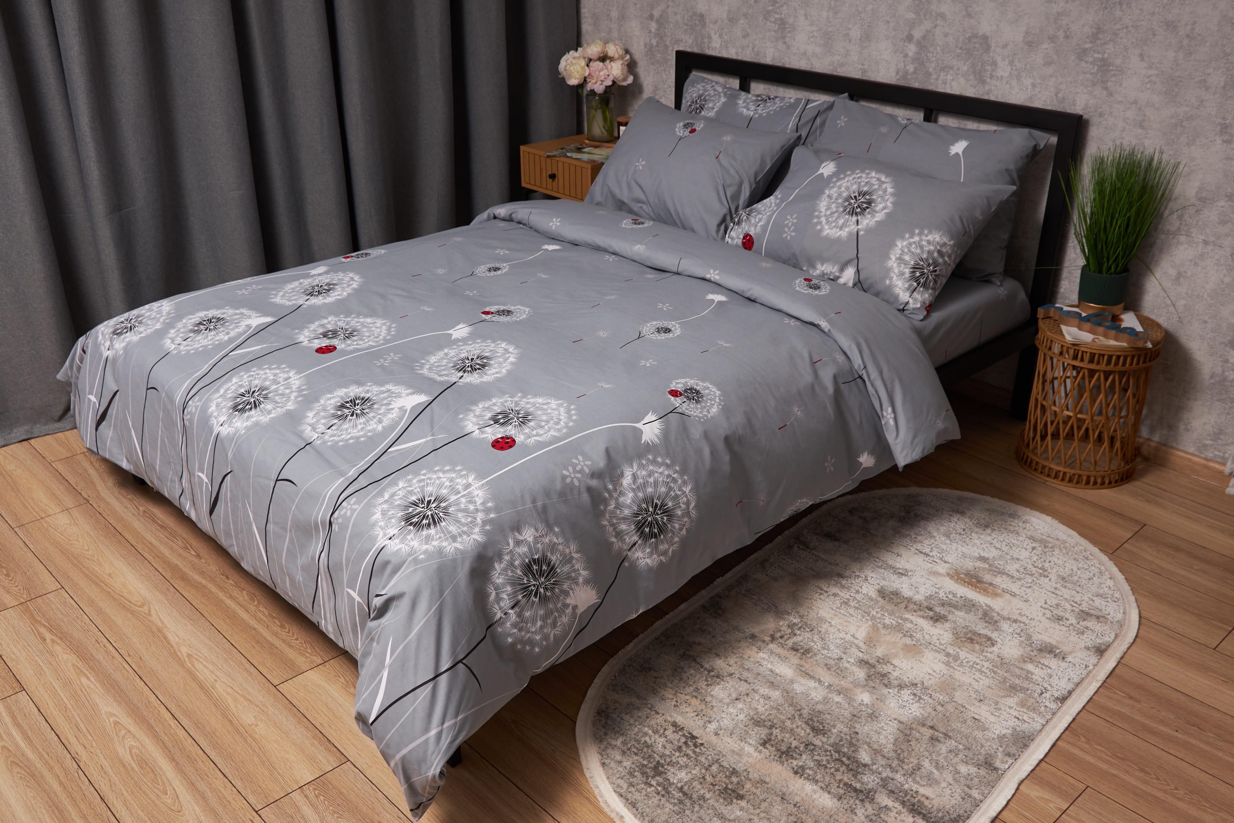 Комплект постельного белья Moon&Star Gold Люкс Ladybug бязь king size 220x240 см 50х70 см/2 шт. (MS-820005426)