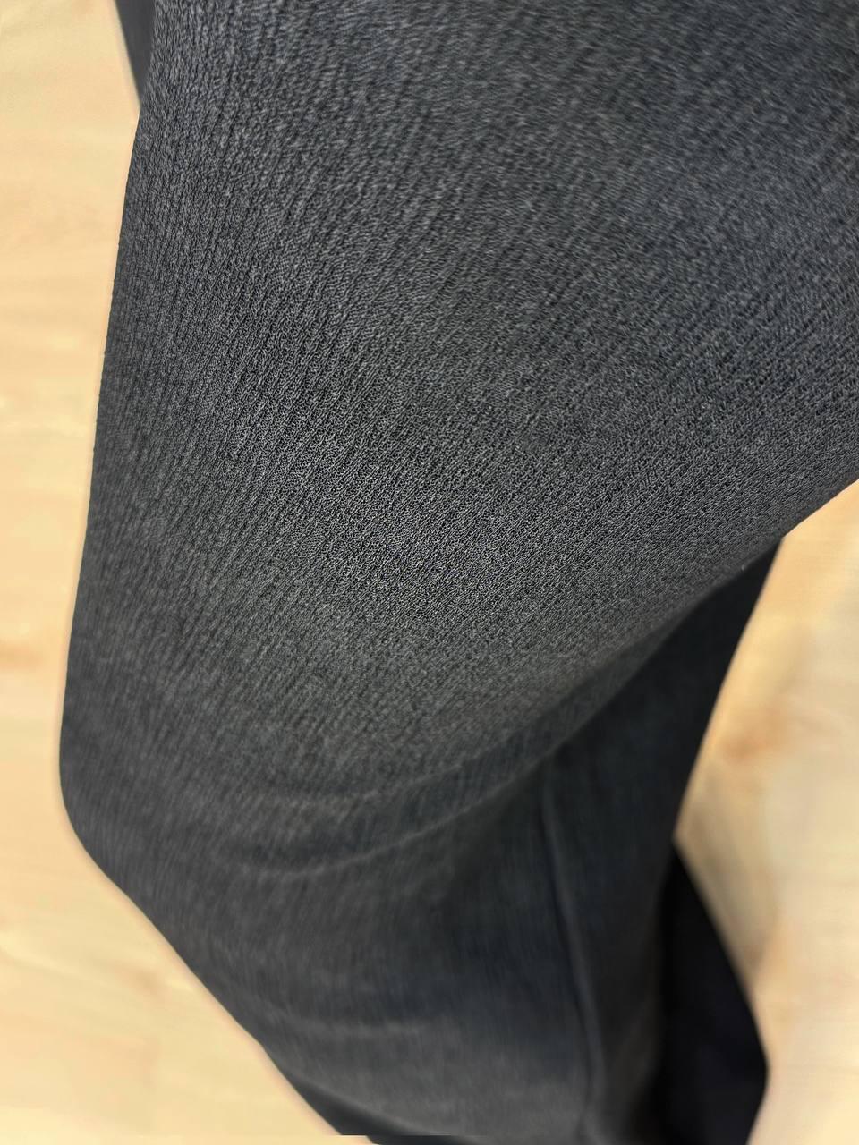 Брюки женские CLEW 0712 жатка палаццо на резинке S Черный (4767) - фото 6 Брюки женские CLEW 0712 жатка палаццо на резинке S Черный (4767) - фото 6