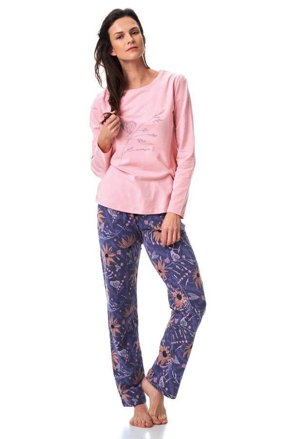 Піжама жіноча Key LNS 252 B23 Квіти бавовняна XL