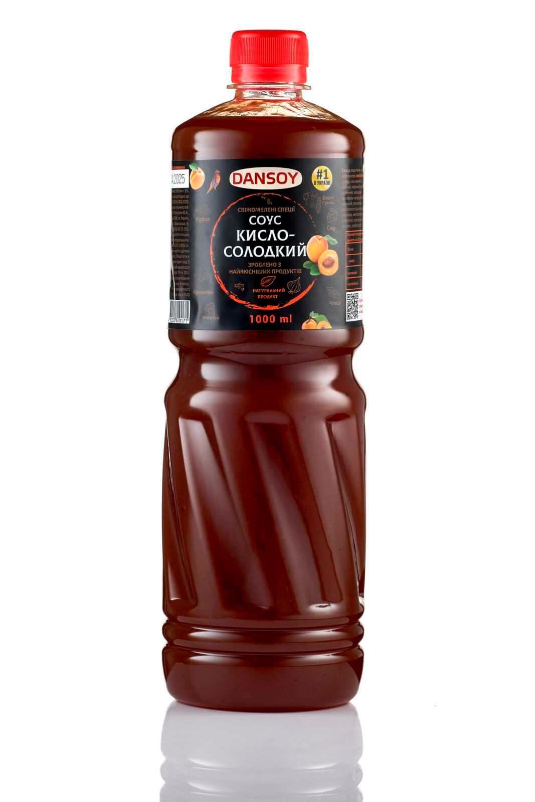 Соус Dansoy Кисло-солодкий 1000 мл (33334) - фото 1