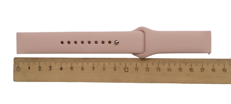 Ремешок для часов силиконовый 20х175 мм Pink sand (3200) - фото 3 Ремешок для часов силиконовый 20х175 мм Pink sand (3200) - фото 3