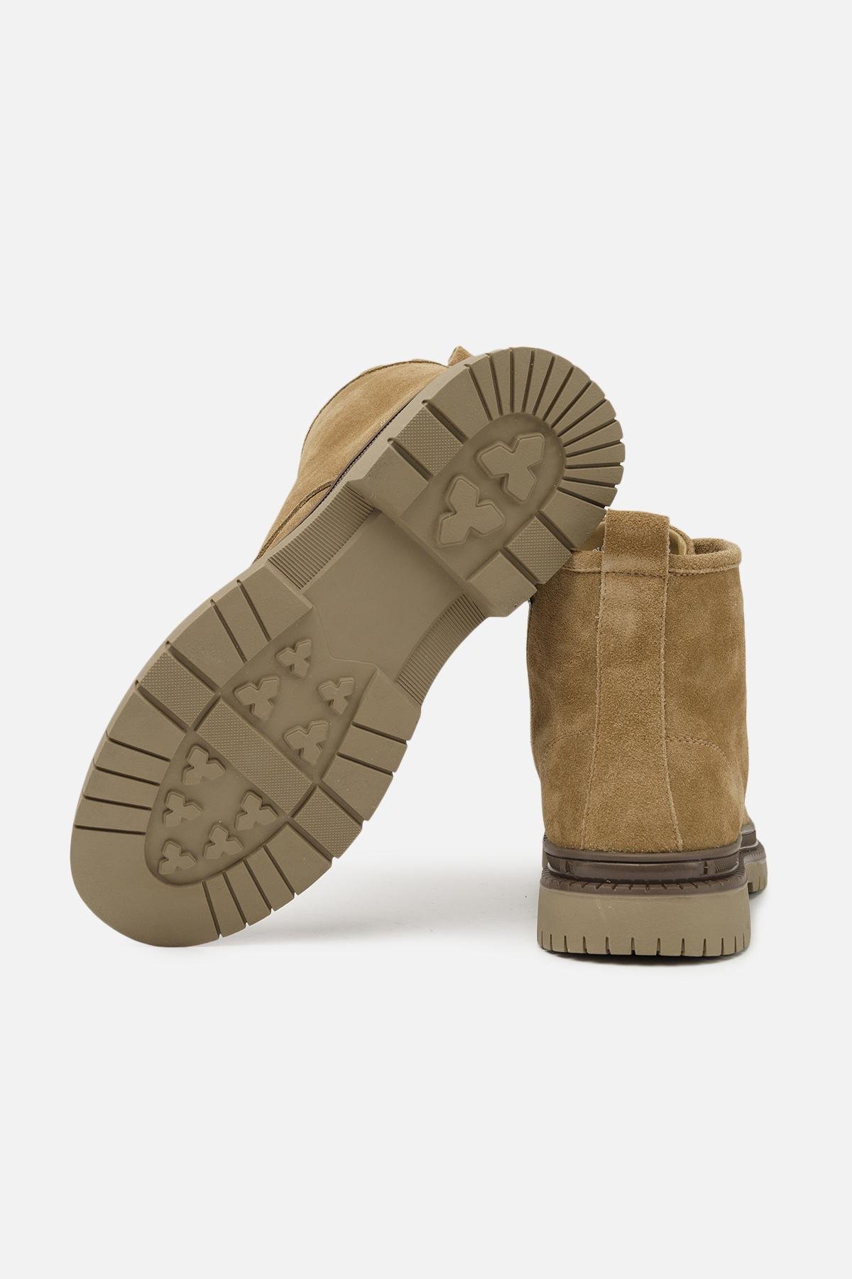 Черевики чоловічі Yuki ЦБ-00250974 на пласкій підошві р. 44 Капучино (SKT000994969) - фото 5