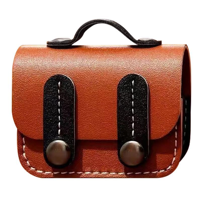 Футляр шкіряний Epik Briefcase для навушників AirPods 3 Brown/Black (00000075483_2)