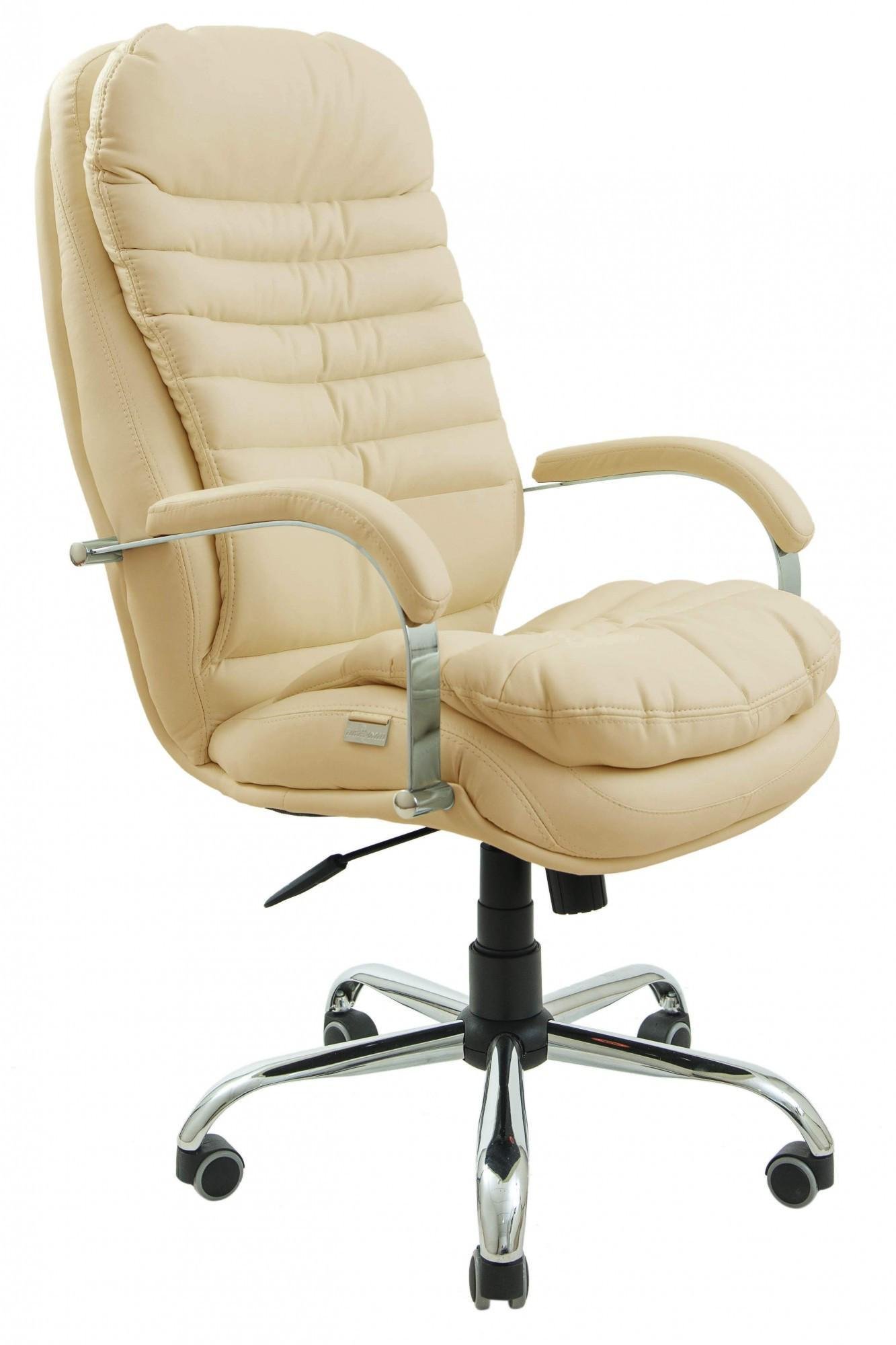 Крісло офісне комп'ютерне Valencia Fly 2207 Хром М3 MultiBlock Бежевий