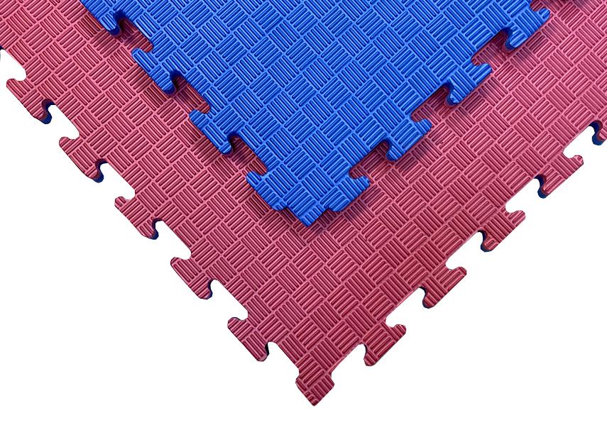 Мат-татамі ластівчин хвіст 20 мм 1х1 м Червоно-синій (1744038410) - фото 2 Мат-татамі ластівчин хвіст 20 мм 1х1 м Червоно-синій (1744038410) - фото 2