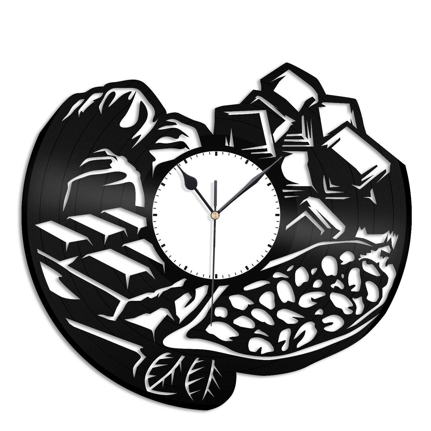 Часы настенные Шоколад 1722 из виниловой пластинки