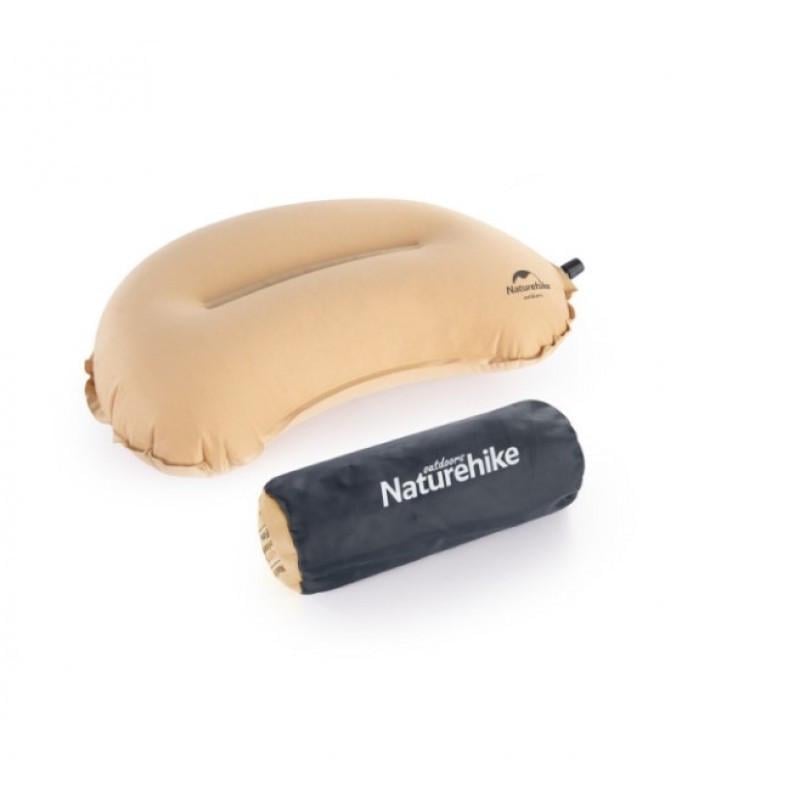 Самонадувна подушка Naturehike NH20ZT006 Sponge Pillow Кhaki (6927595773871)