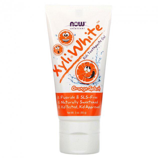 Зубная паста-гель для детей Now Foods Solutions XyliWhite Апельсин 85 г (NOW-08089) Зубная паста-гель для детей Now Foods Solutions XyliWhite Апельсин 85 г (NOW-08089)