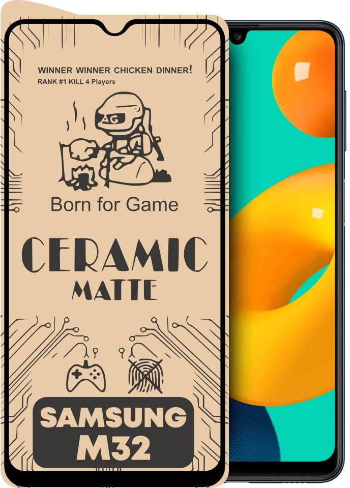 Защитная пленка керамическая Ceramic для Samsung Galaxy M32 M325 матовая (23179)