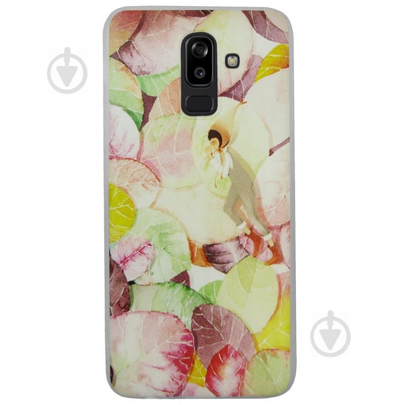 Чехол с рисунком Printed Silicone для Samsung J810 Galaxy J8 2018 Листья (arbc3166) - фото 1