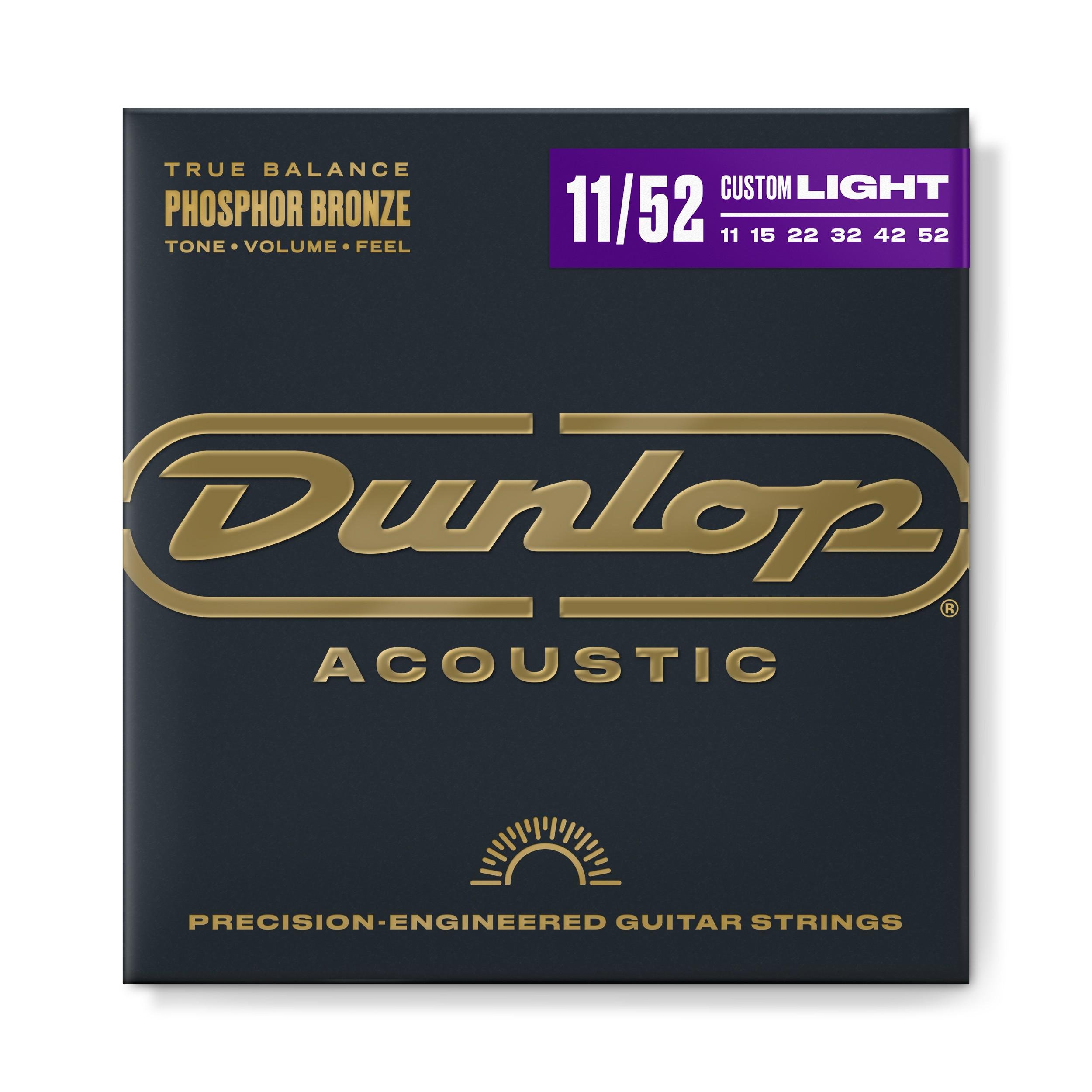 Струны для акустической гитары Dunlop DAP1152 Phosphor Bronze (114569)