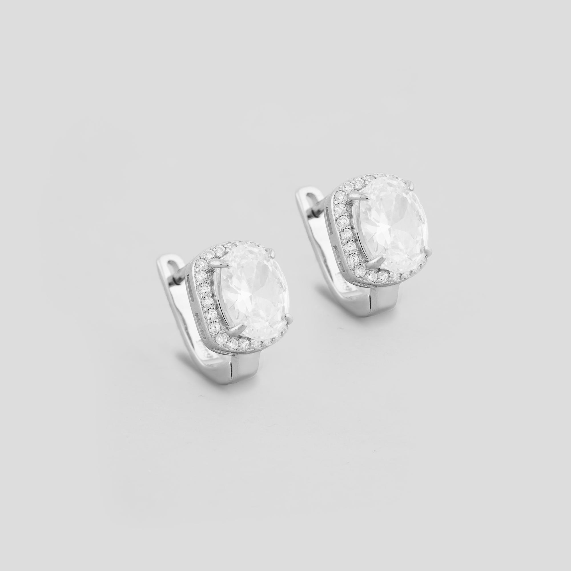 Серебряные серьги Minimal Сообразительность (15629) Серебряные серьги Minimal Сообразительность (15629)