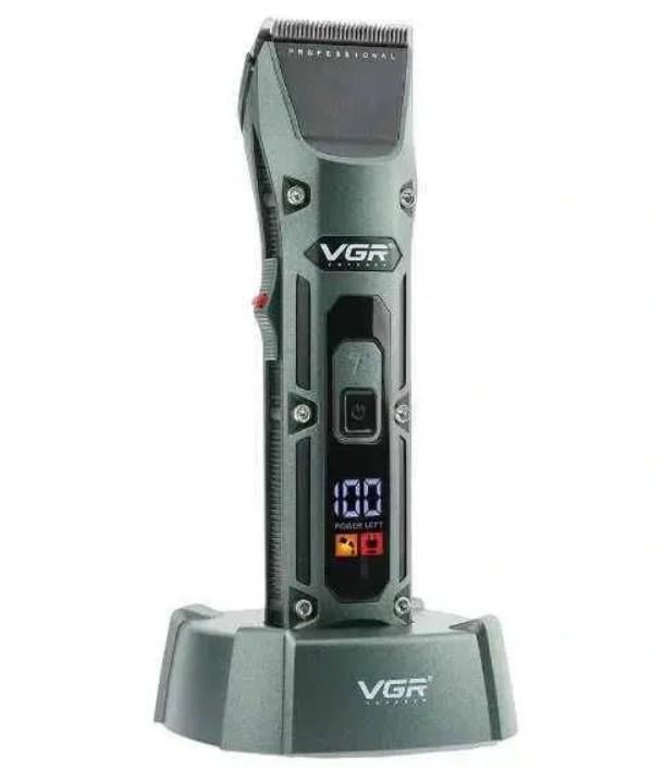 Машинка для стрижки волос VGR V-696 аккумуляторная 5 Вт Зеленый (2390000051)