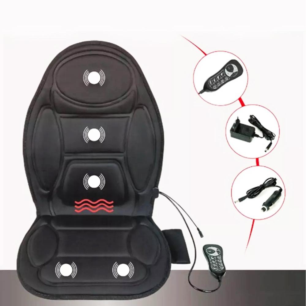 Накидка массажная на кресло автомобильная Massage Cushion JB616C С подогревом и пультом (120.650) - фото 2