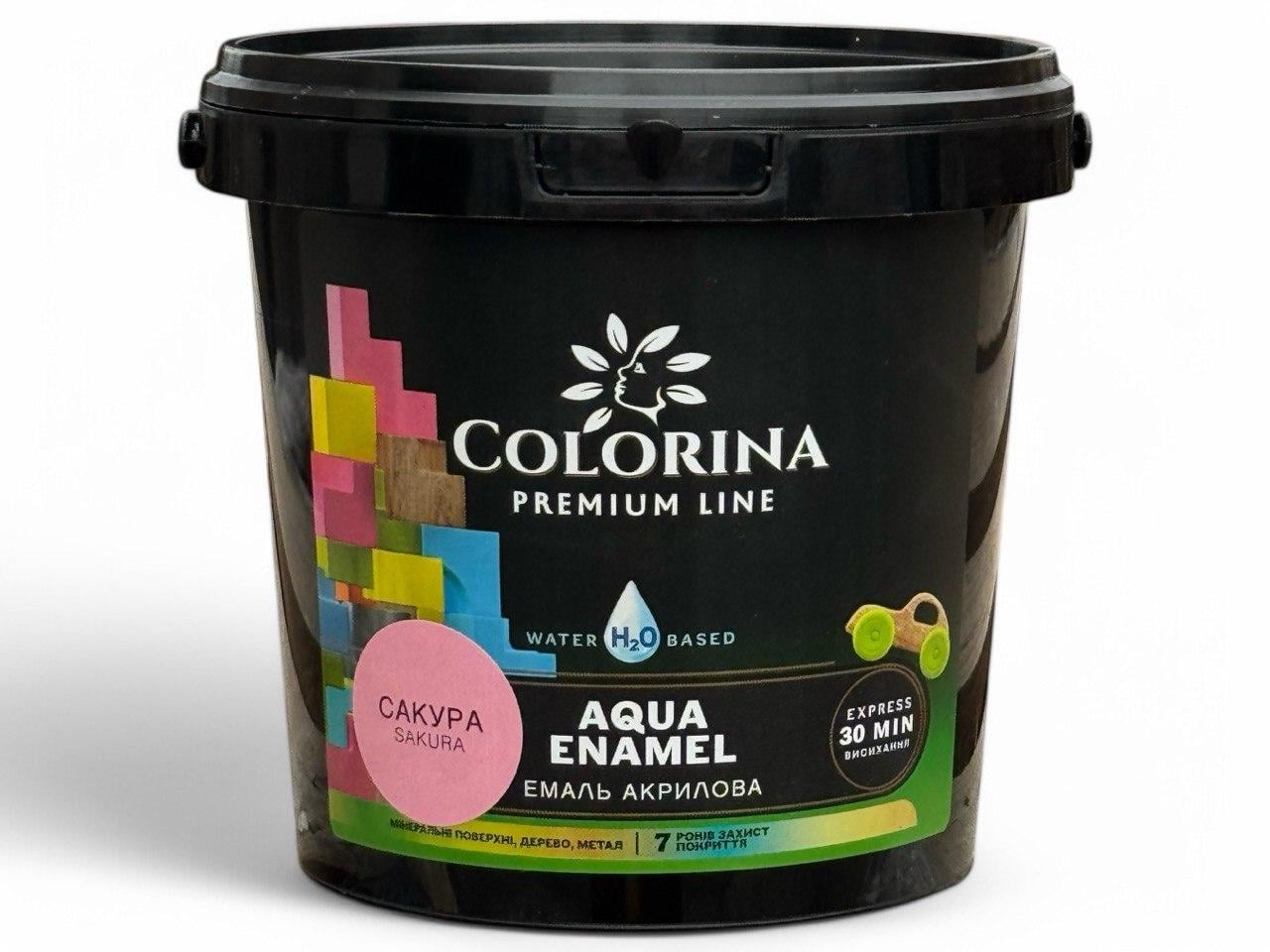 Краска акриловая Colorina Aqua ENAMEL без запаха 2 л Сакура (31642031)