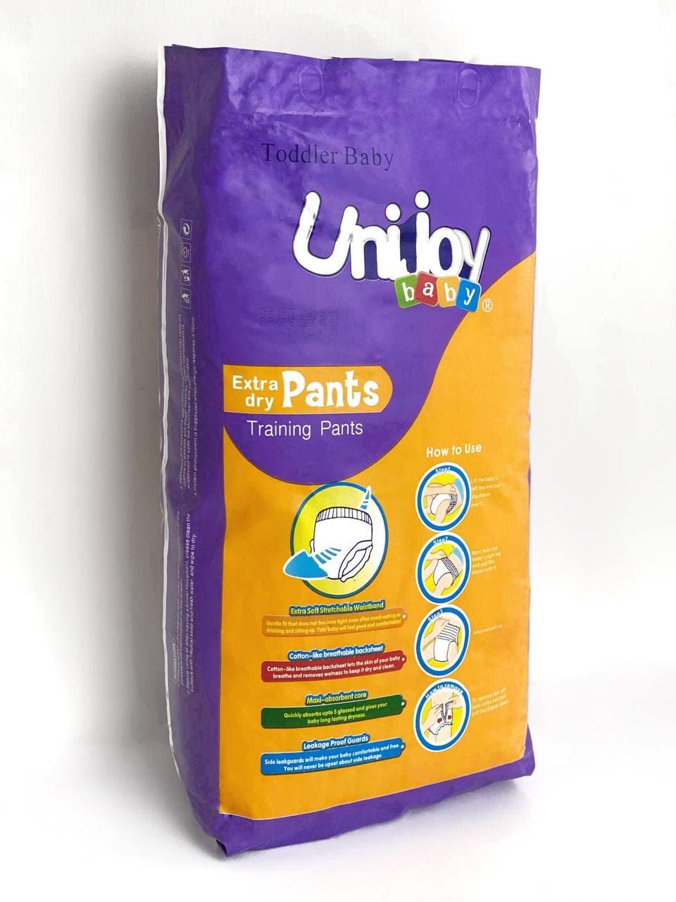 Підгузки-трусики UNIJOY Soft Pants ультратонкі органічні 56 шт. L 9-14 кг (PL56) - фото 2
