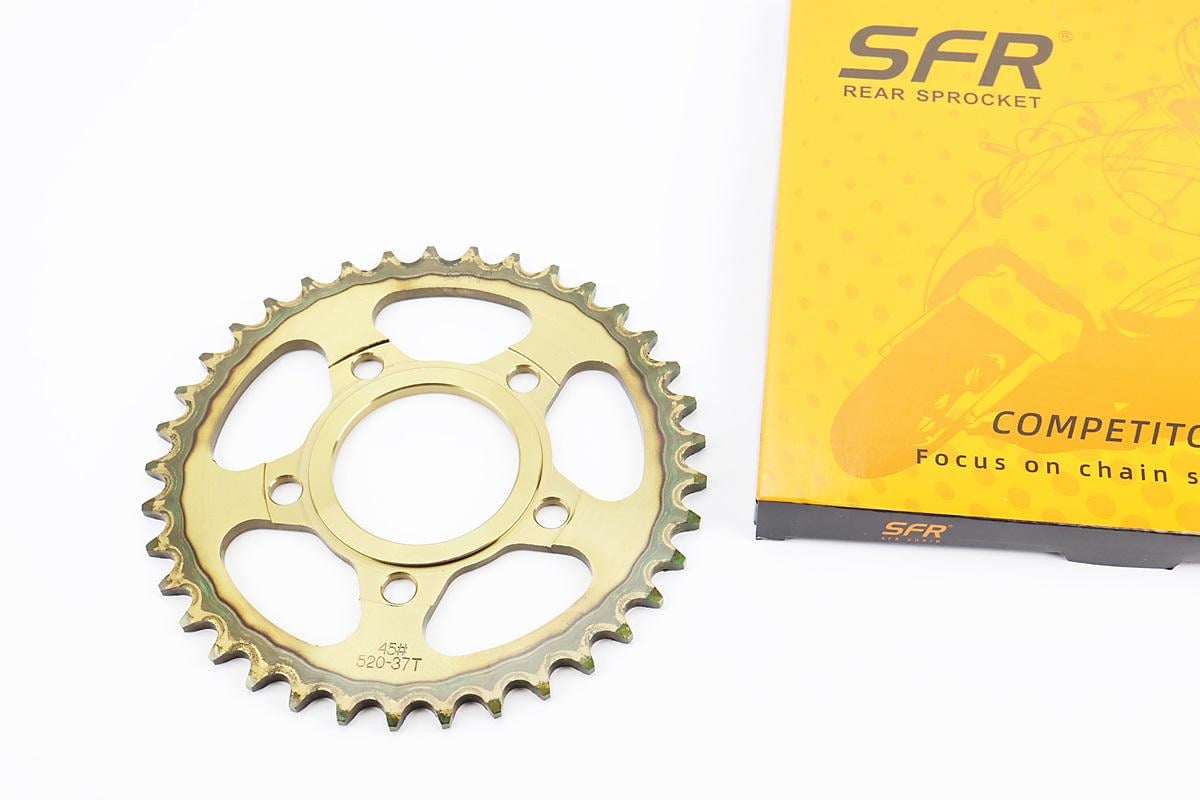 Зірка задня до мотоцикла Viper-Zongshen V200 V250-F2 520-37T гартована d 64 мм міжболтове відстань 91,5 мм отвори 10,7 мм (997824)