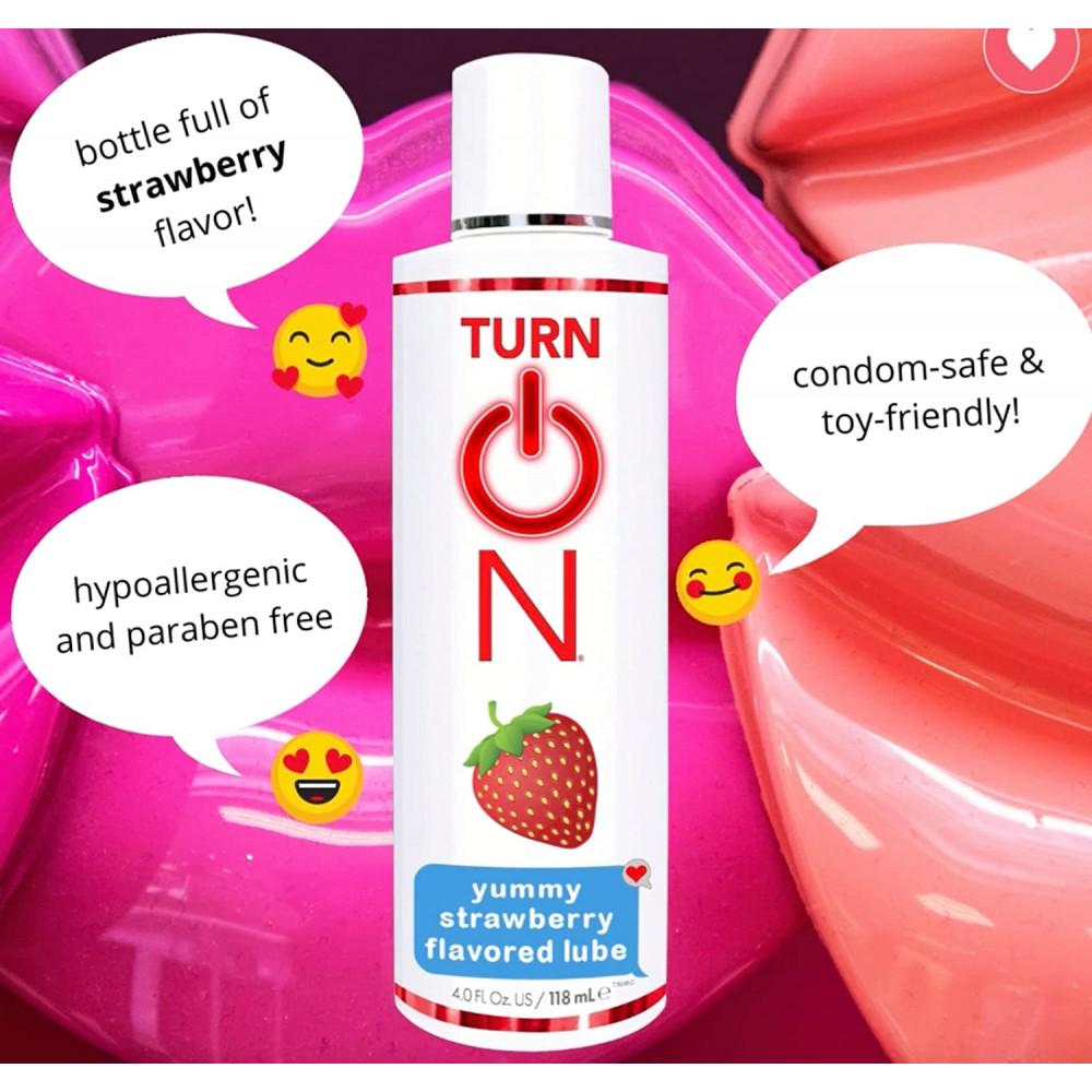 Съедобный лубрикант WET Yummy Strawberry Flavored Lube 178 мл - фото 4