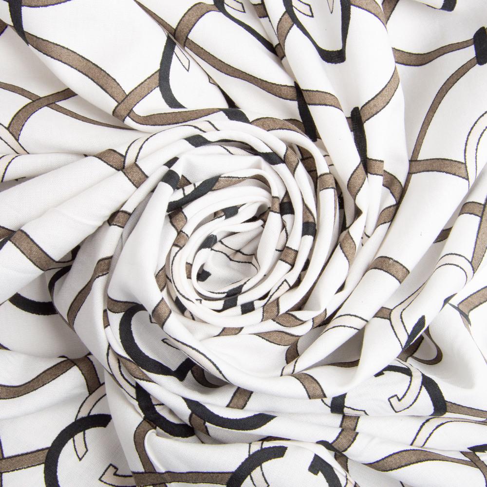 Ткань платяная штапель вискоза Гучи 140 г/м2 145 см Белый (26560)