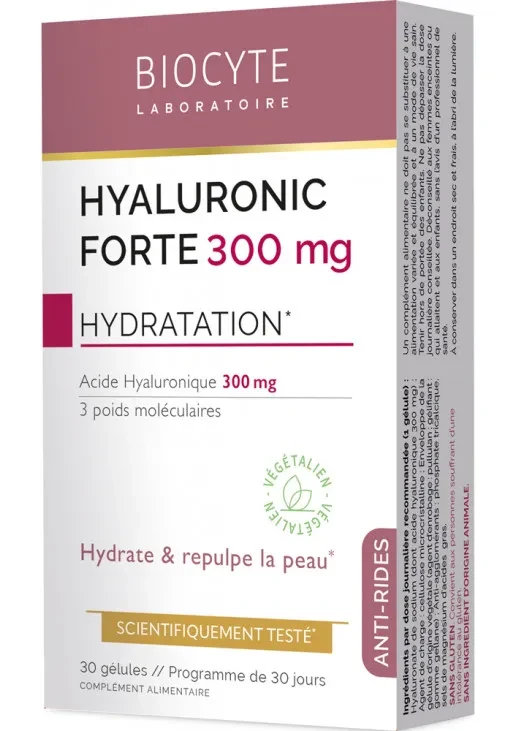 Пищевая добавка с гиалуроновой кислотой Biocyte Hyaluronic Forte 30 кап. (2613102234)