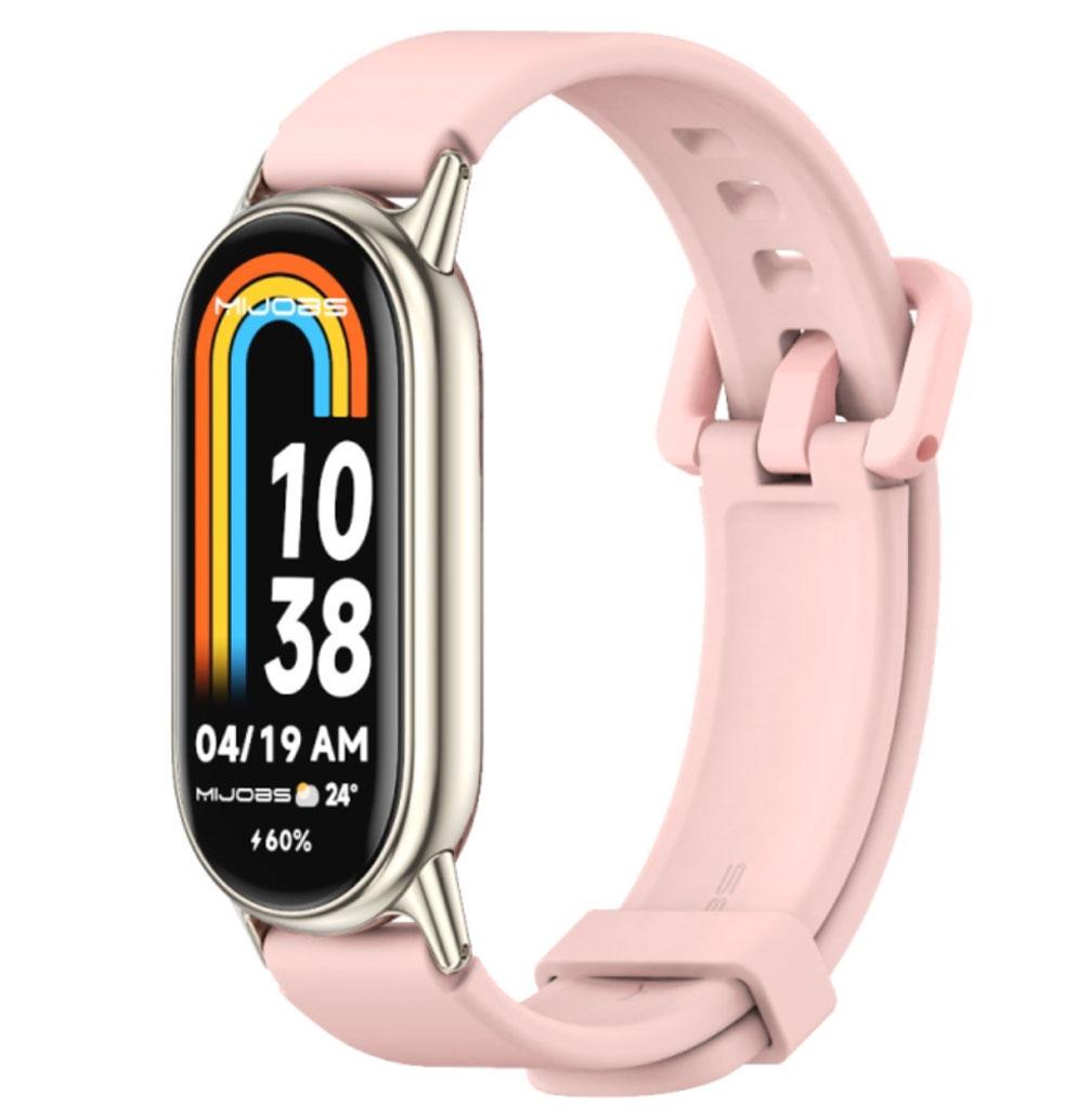 Ремешок для фитнес браслета Mijobs Xiaomi Smart Band 9 Pink (2726241536) - фото 2 Ремешок для фитнес браслета Mijobs Xiaomi Smart Band 9 Pink (2726241536) - фото 2