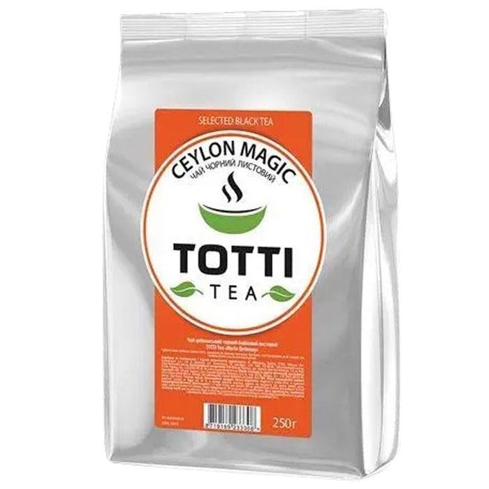 Чай чорний крупнолистовий Totti Tea Магія Цейлону 250 г