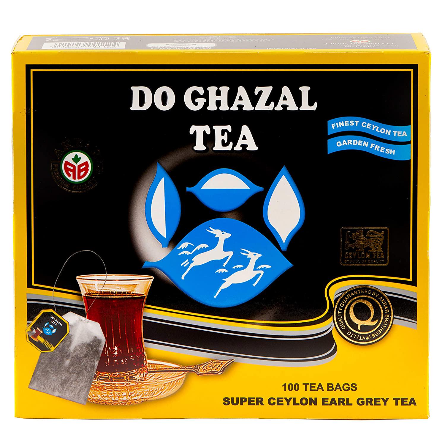 Чай черный с бергамотом Akbar Do Ghazal tea Ceylon 100 шт. х 2 г
