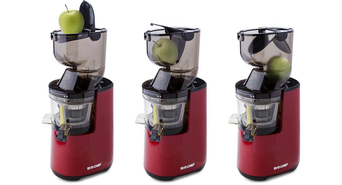 Соковитискач BioChef Atlas Whole Slow Juicer Червоний - фото 2