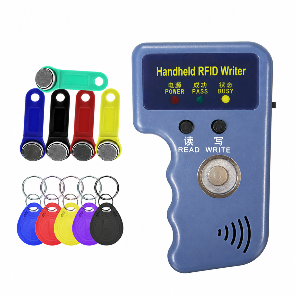 Копіювальник портативний RFID ZONSIN 125 кГц дублікатор карт і брелоків та 10 RFID-міток (38027257)