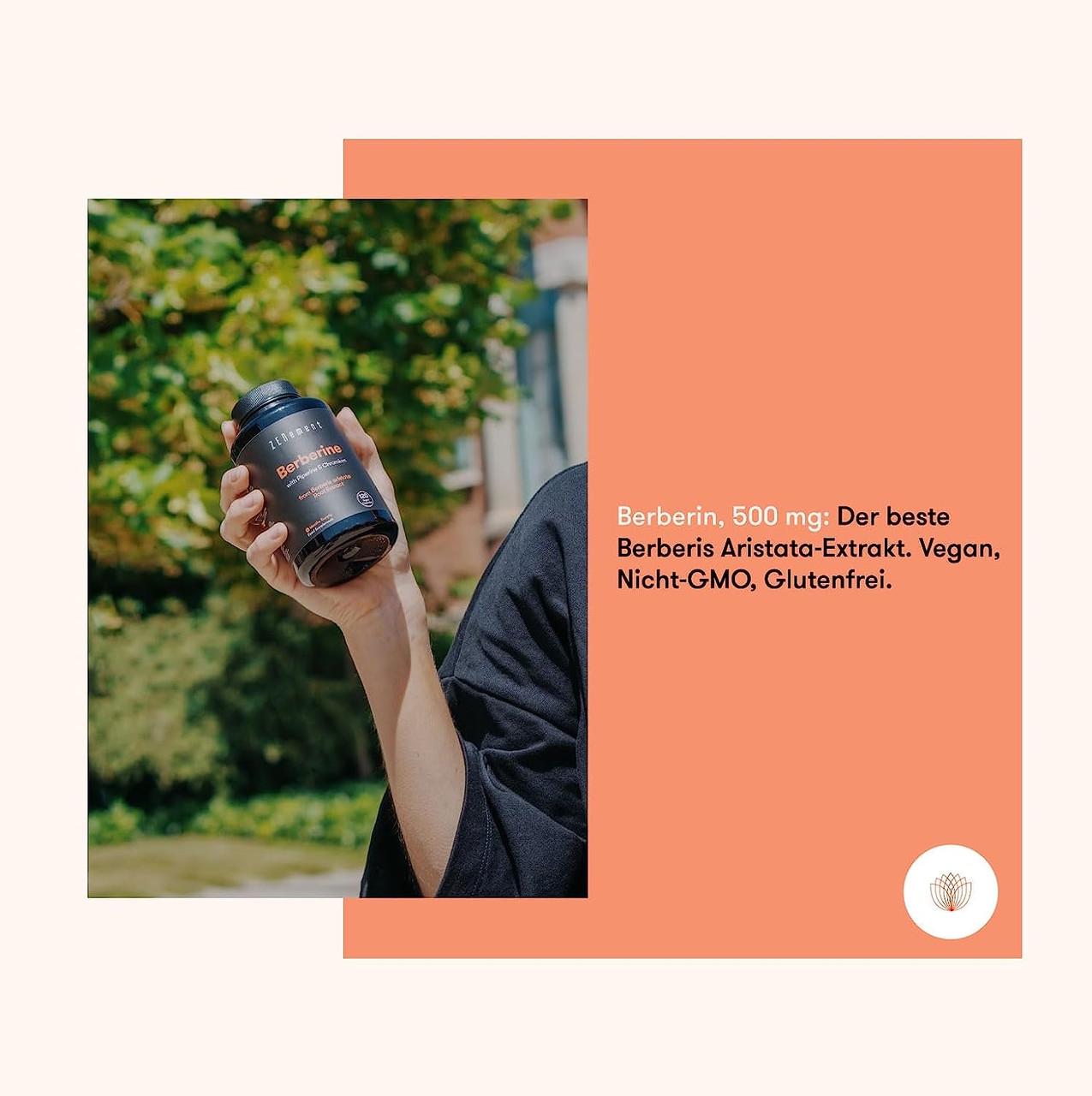 Берберін Zenement 500 мг 120 капсул (50096555) - фото 4 Берберін Zenement 500 мг 120 капсул (50096555) - фото 4