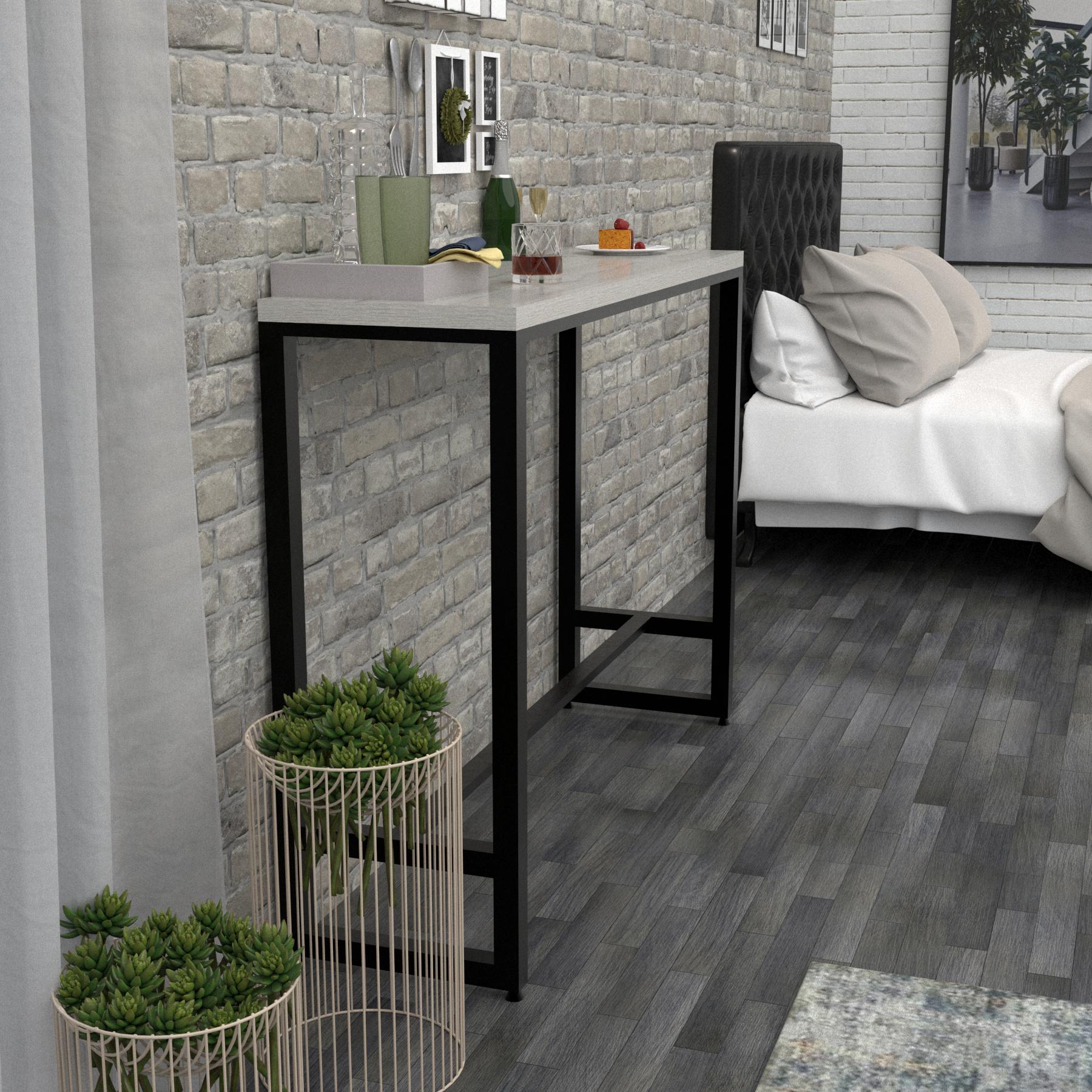 Стіл консольний барний EcoLoft Еlan DSP-1159 в стилі лофт Дуб Кортона (24365720)