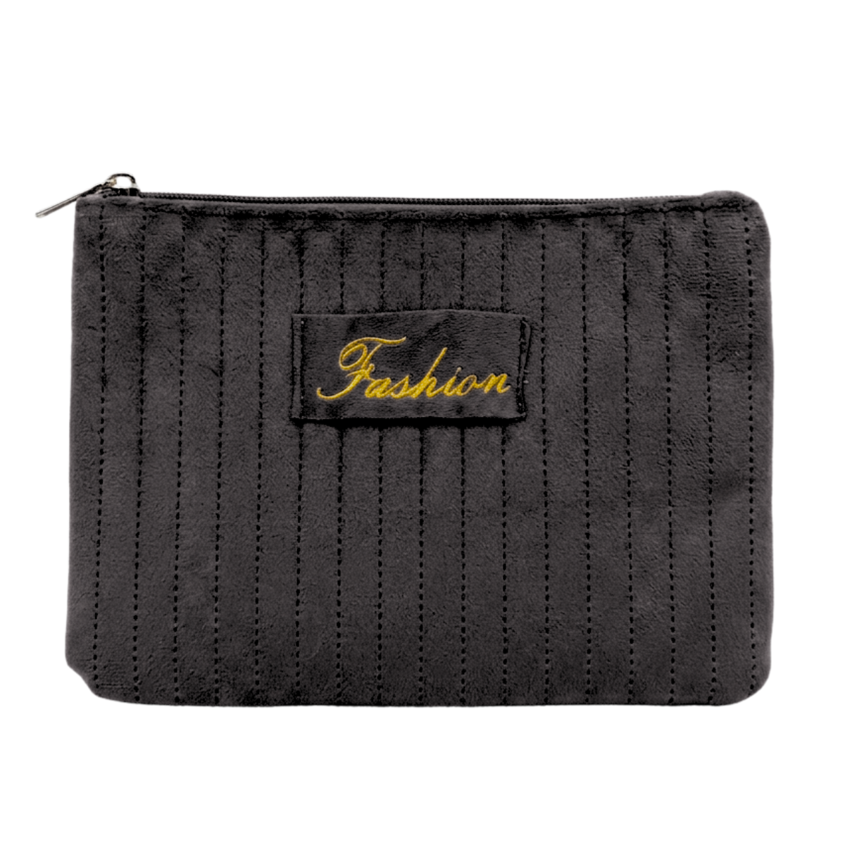 Косметичка женская плюшевая Beauty LUXURY WB-4011 21,5х14 см Черный