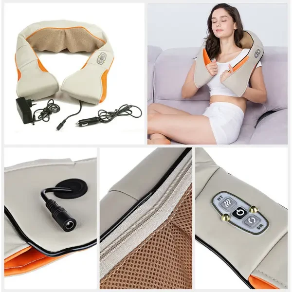 Электромассажер роликовый для шеи и плеч с инфракрасным подогревом (26934167) - фото 5 Электромассажер роликовый для шеи и плеч с инфракрасным подогревом (26934167) - фото 5