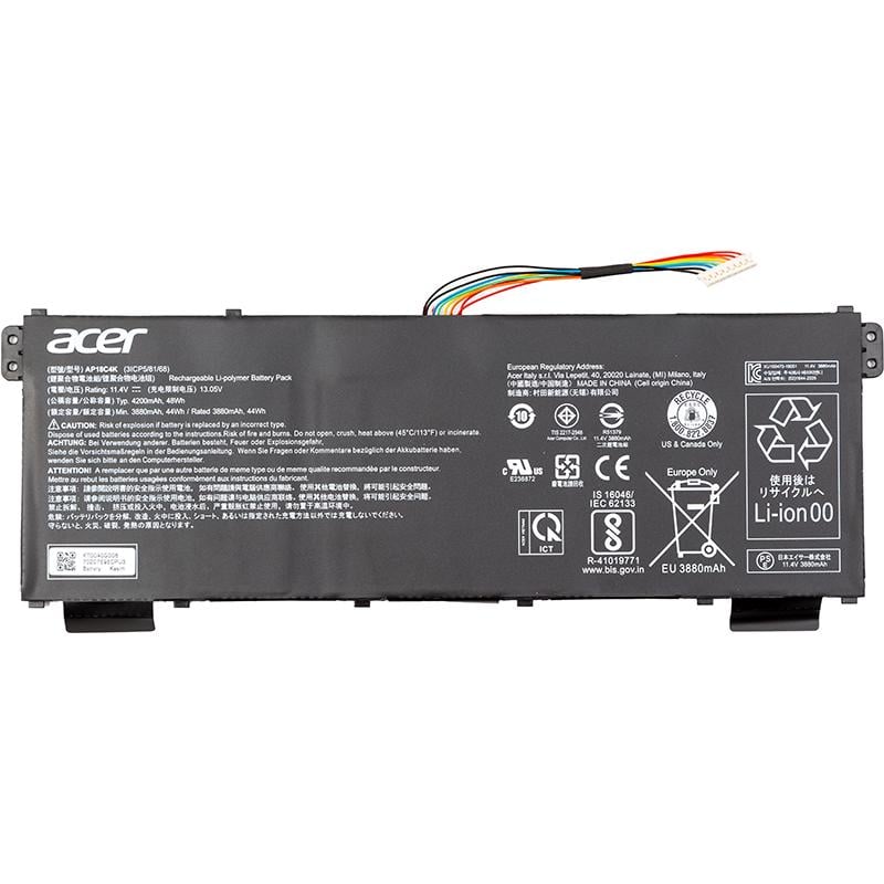 Аккумулятор для ноутбуков ACER Aspire 5 A515-43G AP18C4K 11,4V 4200mAh