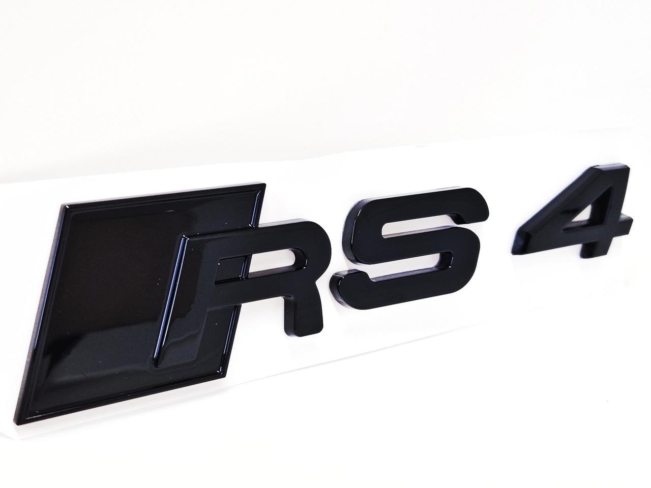 Емблема-напис RS4 Audi Black gloss (2331289718)