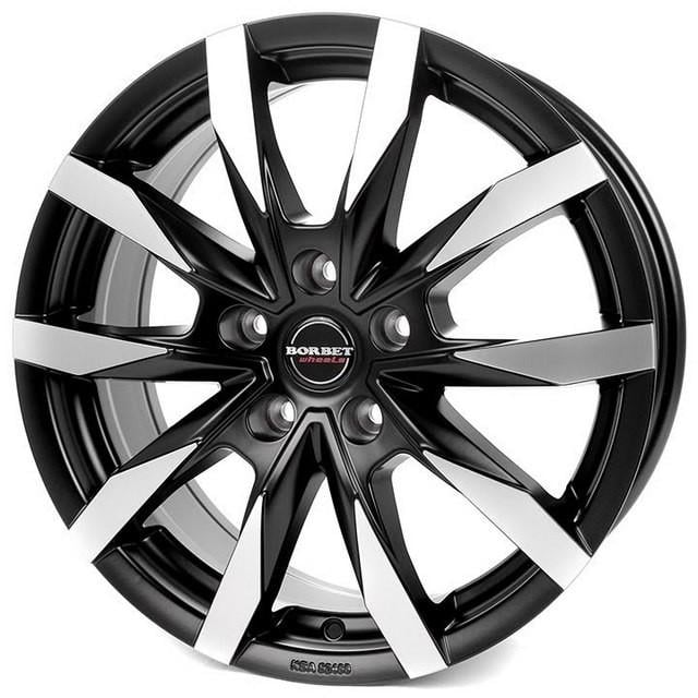 Литые диски Borbet CW5 6,5x16 5x160 ET60 DIA65,1 Matt black polished