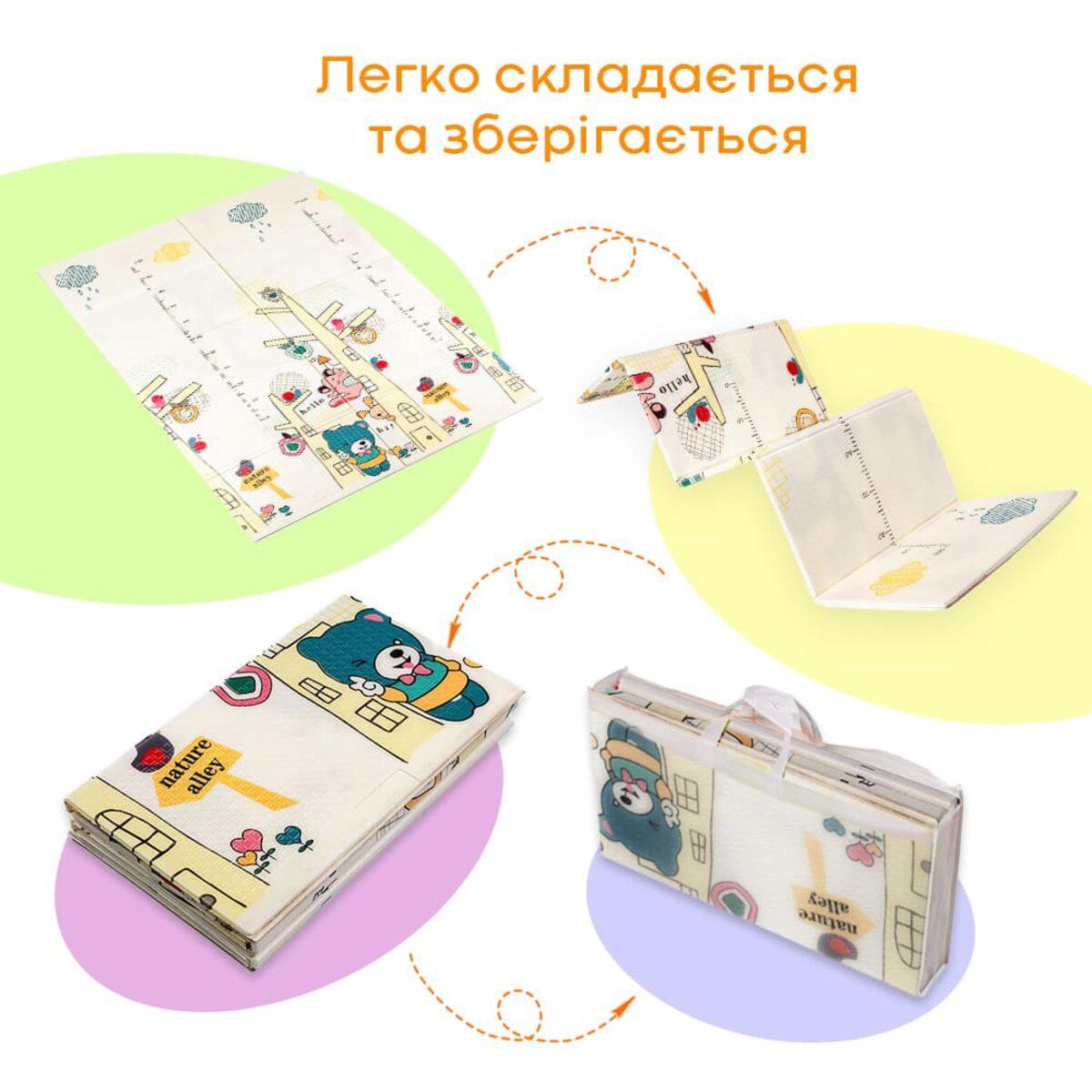 Термокилимок дитячий Mat4Baby SW-00001379 Зростомір/Дерева 120х180х0,8 см (991943455) - фото 6