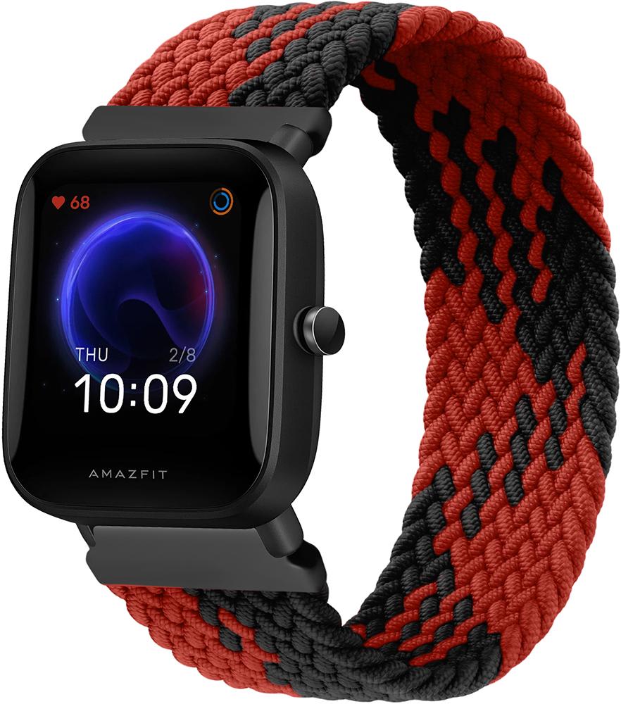 Ремінець Solo Loop Multi для Amazfit Bip U Pro (135 мм) Black Red (23428-44) Ремінець Solo Loop Multi для Amazfit Bip U Pro (135 мм) Black Red (23428-44)