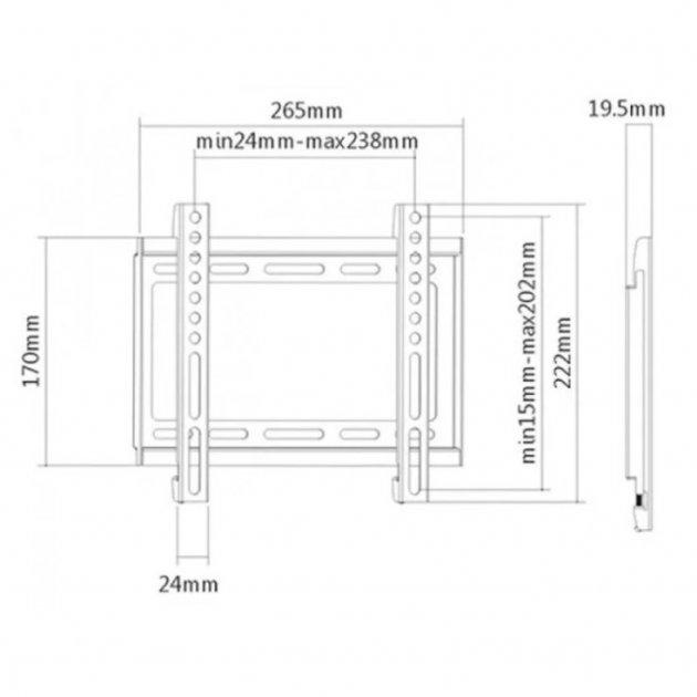 Кронштейн ITech PL2 23-42" 200х200 - фото 3
