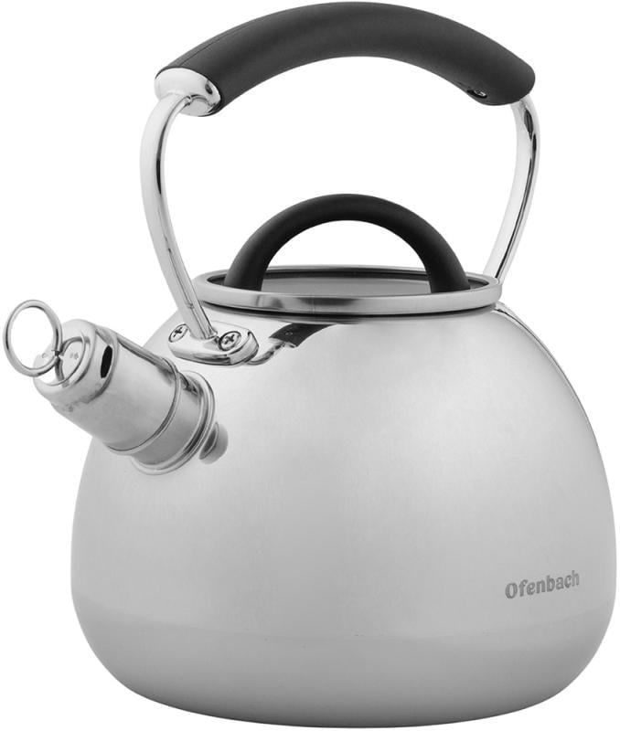 Чайник Ofenbach Magic Kettle со свистком и стеклянной крышкой 2,5 л (NB-100310)