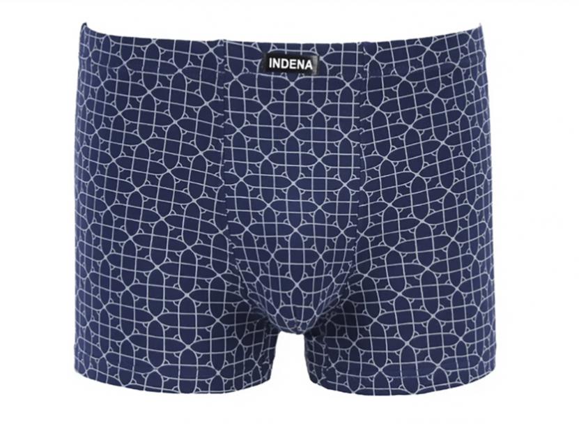 Мужские боксеры стрейчевые INDENA L р. 44-46 2 шт. Темно-синий (81007)