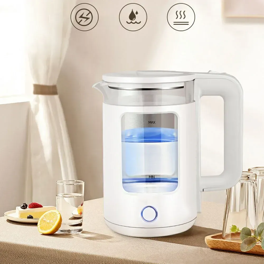 Электрический чайник 2 л 2200 Вт и база СВ 9212 Белый (23457901701) - фото 3