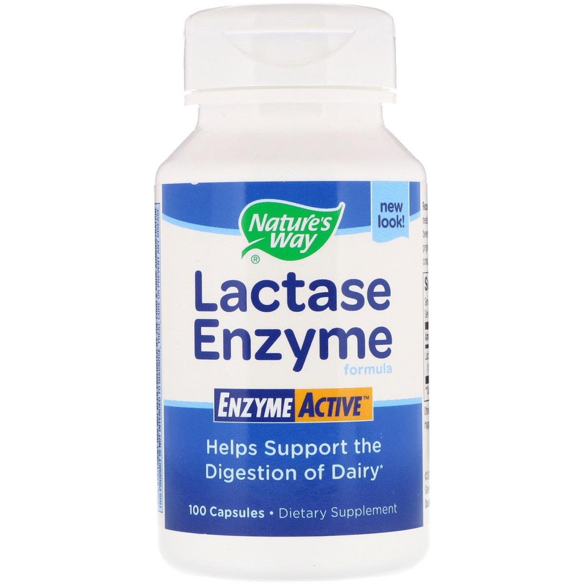 Формула ферменту лактази Nature's Way Lactase Enzyme Formula 100 капсул (NWY47110)